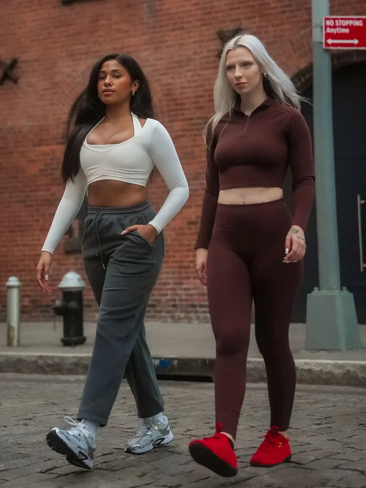 High Rise Side Pockets Fleece Lined Leggings