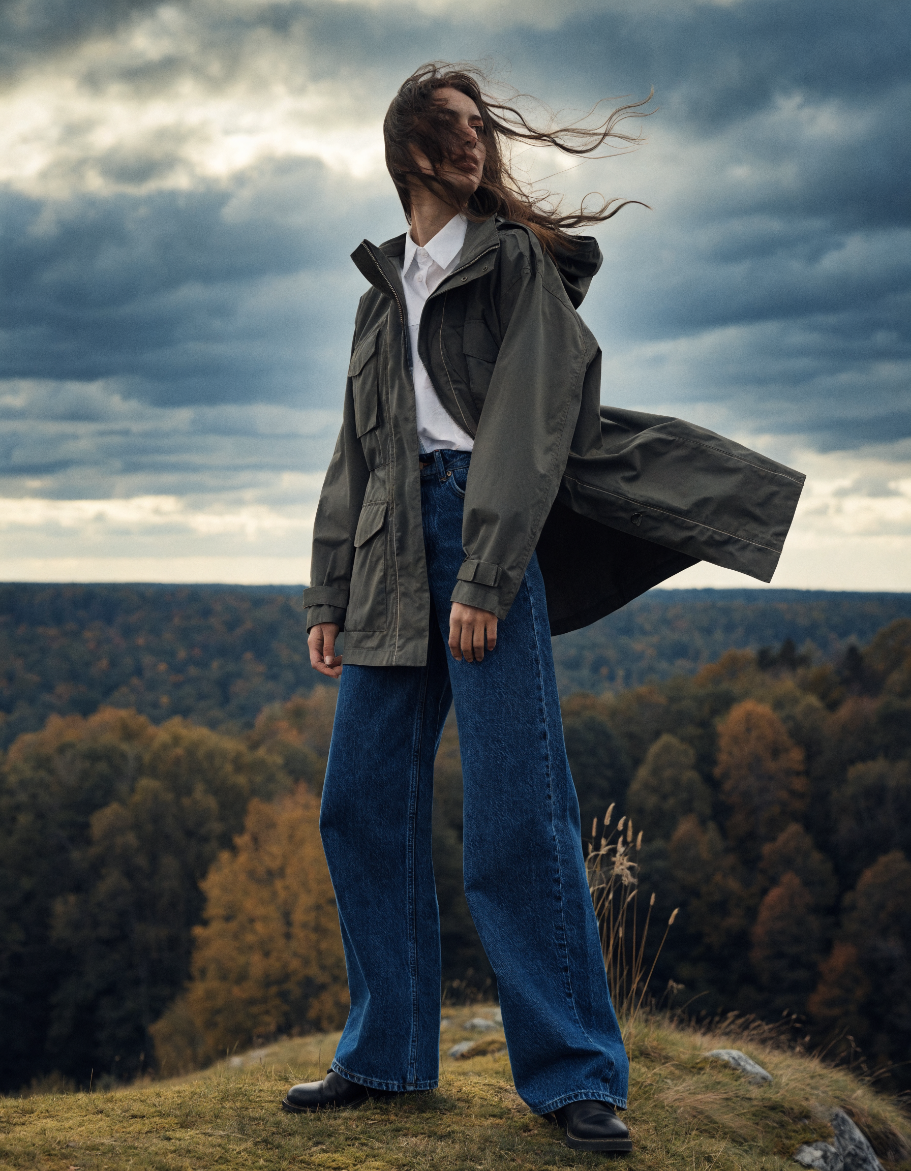 Elemental weatherproof field jacket, model shot